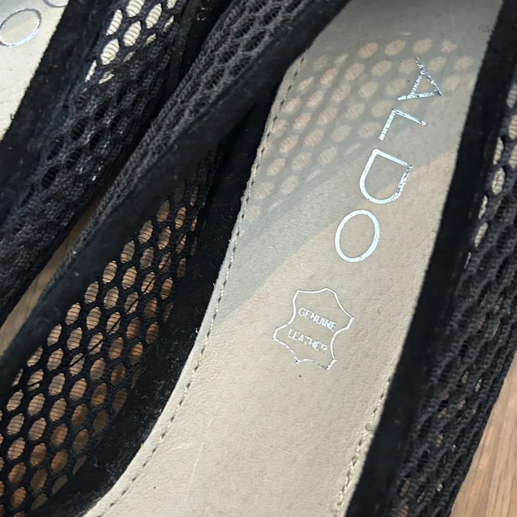 ALDO Black Mesh Flats for Women - Image 3