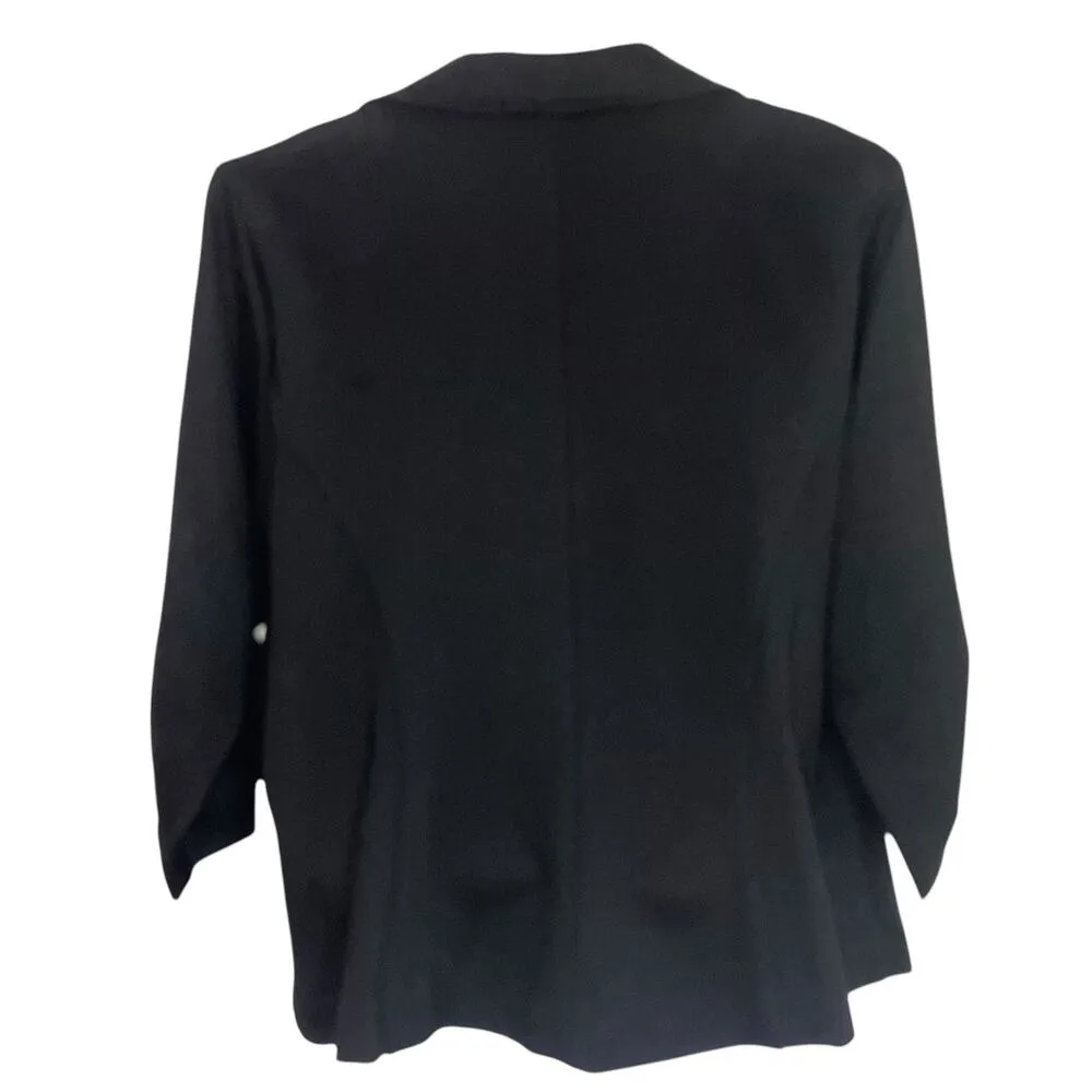 NWT Torrid Studio Soho Premium Ponte Black Stretch Blazer-1x 14-16 - Image 5