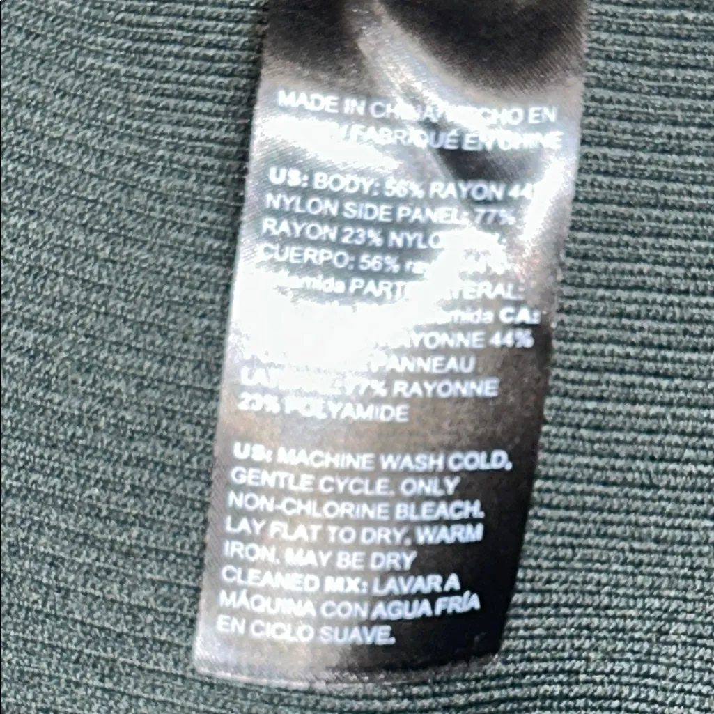 White House Black Market Dark Green Turtleneck Dress - Image 13