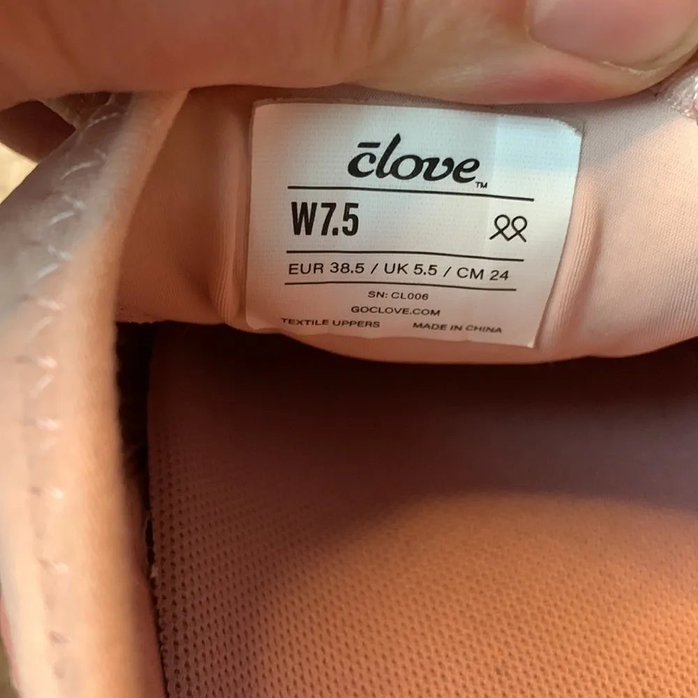 Clove Pink Up Clove Classic Sneakers Size 7.5 - Image 8