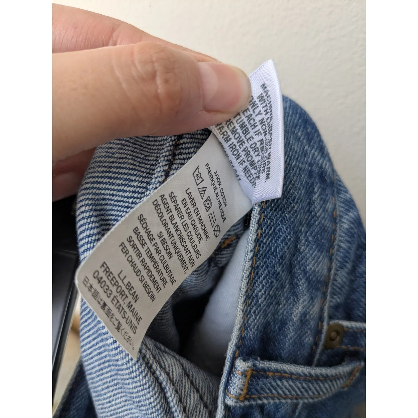 L.L. Bean Women's Relaxed Jeans Original Fit High Rise Blue Size 14 Petite - Image 11