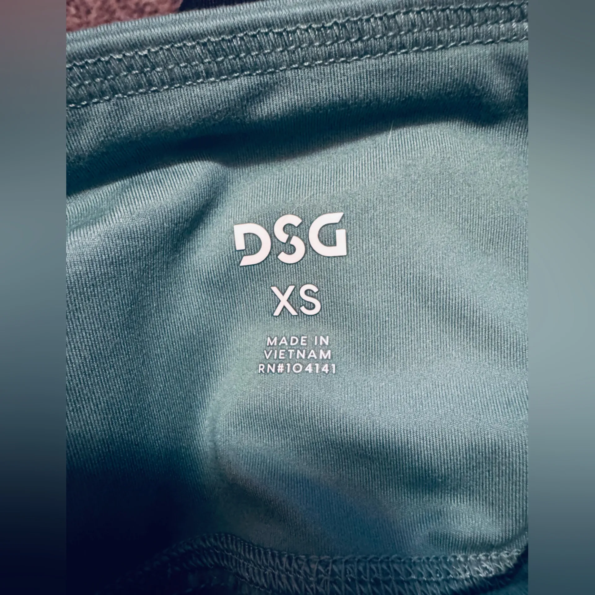 DSG Turkish Blue Active Leggings With pockets Size XS - Image 4