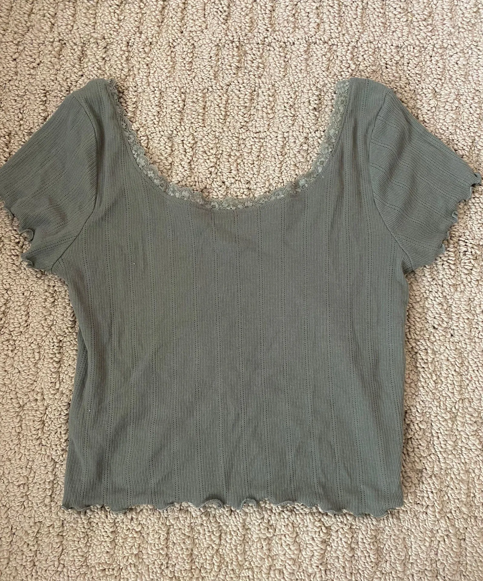 Sage Lace Top - Image 3