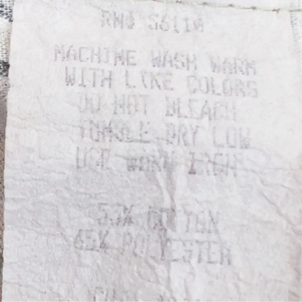 Tapestry Size Small Leaf Tropical Print Button Front Short Sleeve Shirt … Tan - Image 7