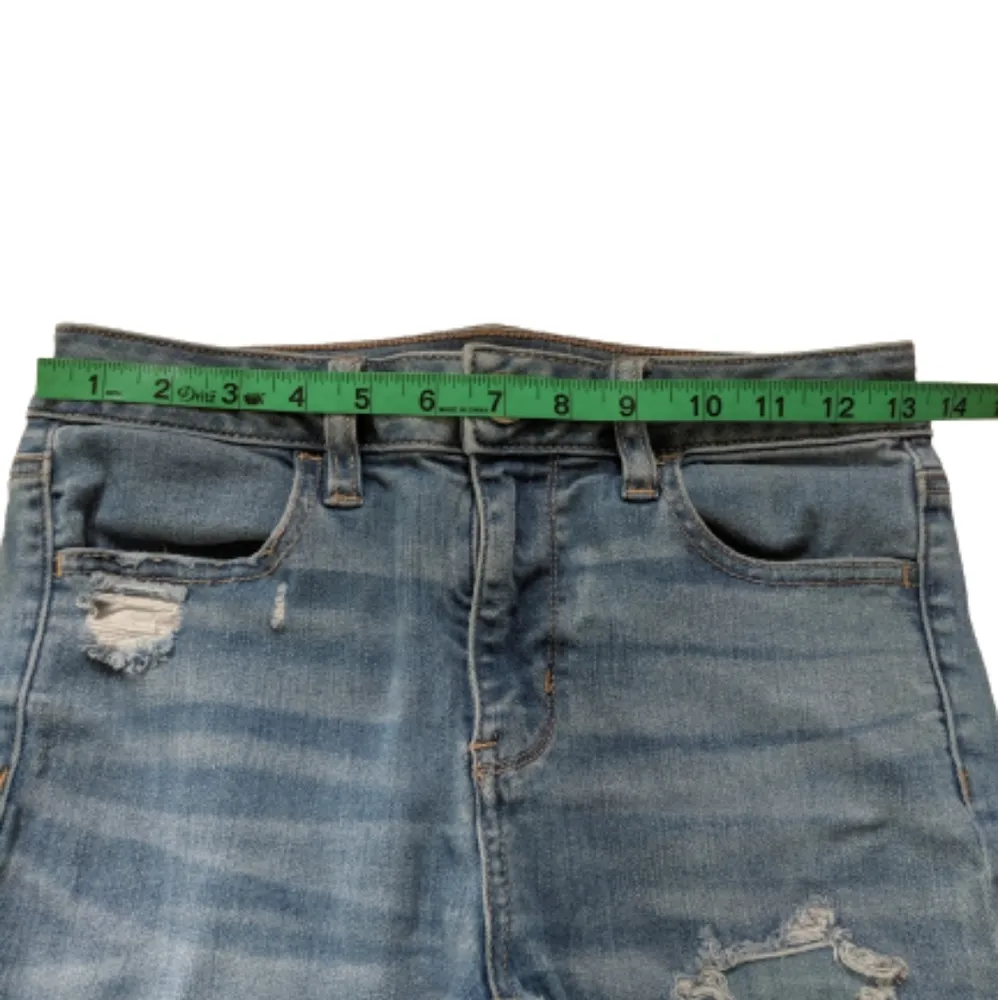 American Eagle Denim Skinny Jeans High Rise Jegging Women's Size 2 - Image 5