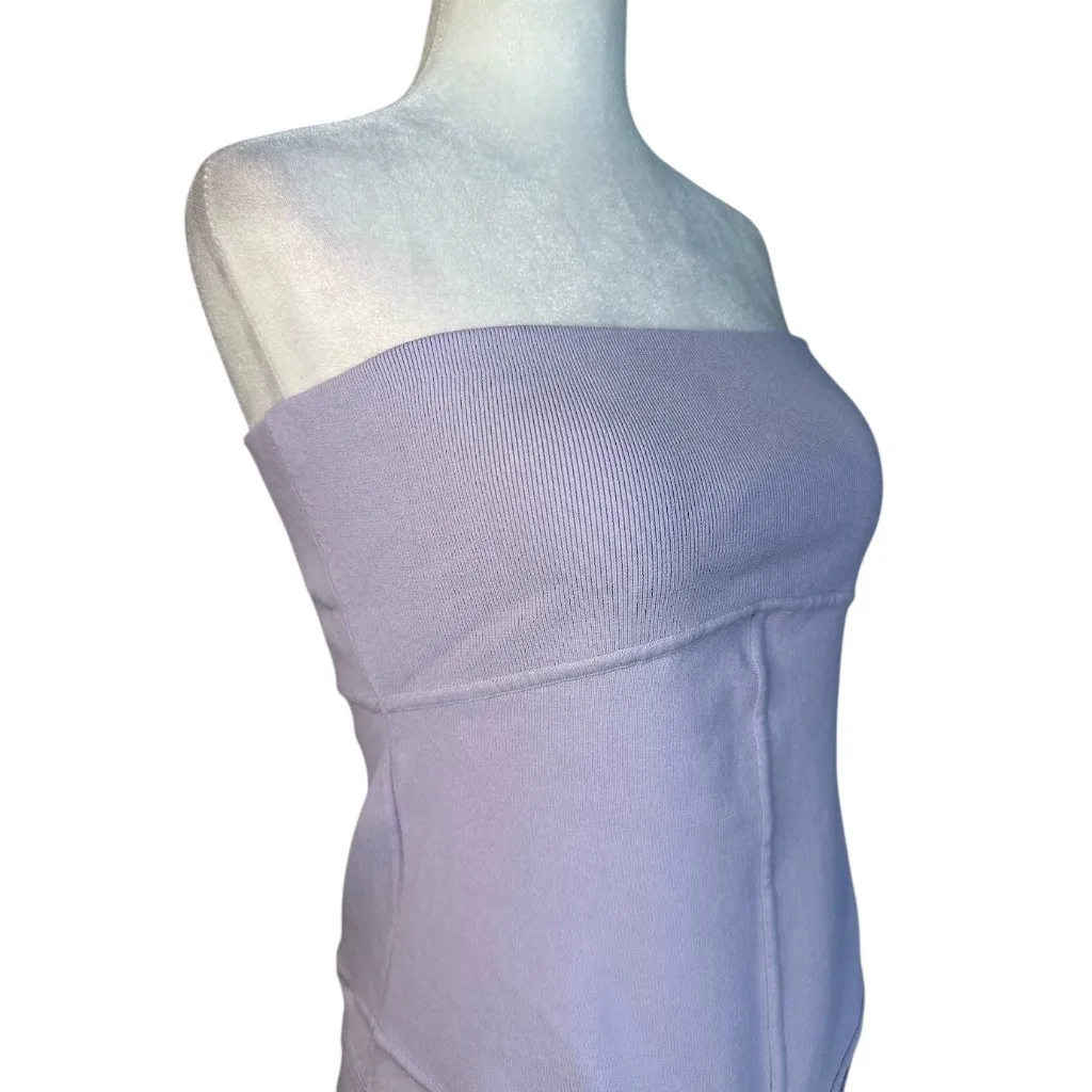 Helsa June Knit Bodysuit Dress in Lavender X-Large New Womens Maxi Gown - Image 7