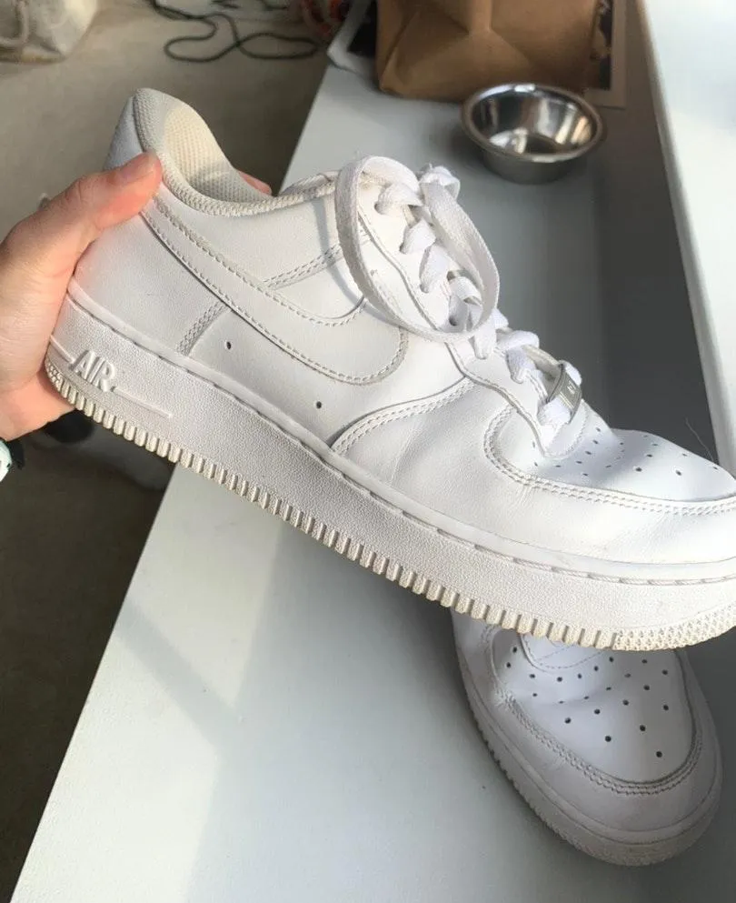 Nike White Air Force 1s - Image 3