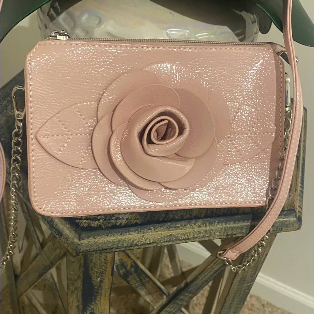 Pink Crossbody/Phone Case Holder - Image 2