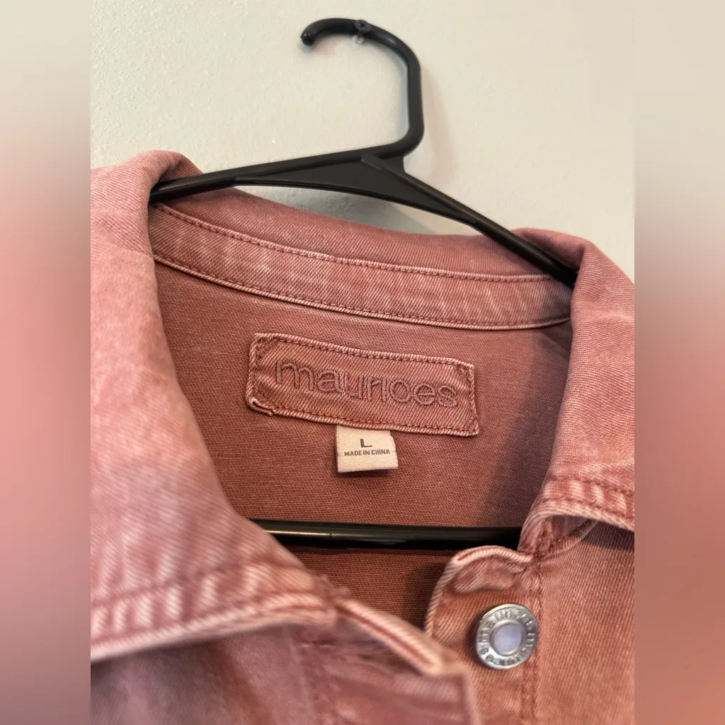 Maurice's  Pink Denim Jacket - Image 4