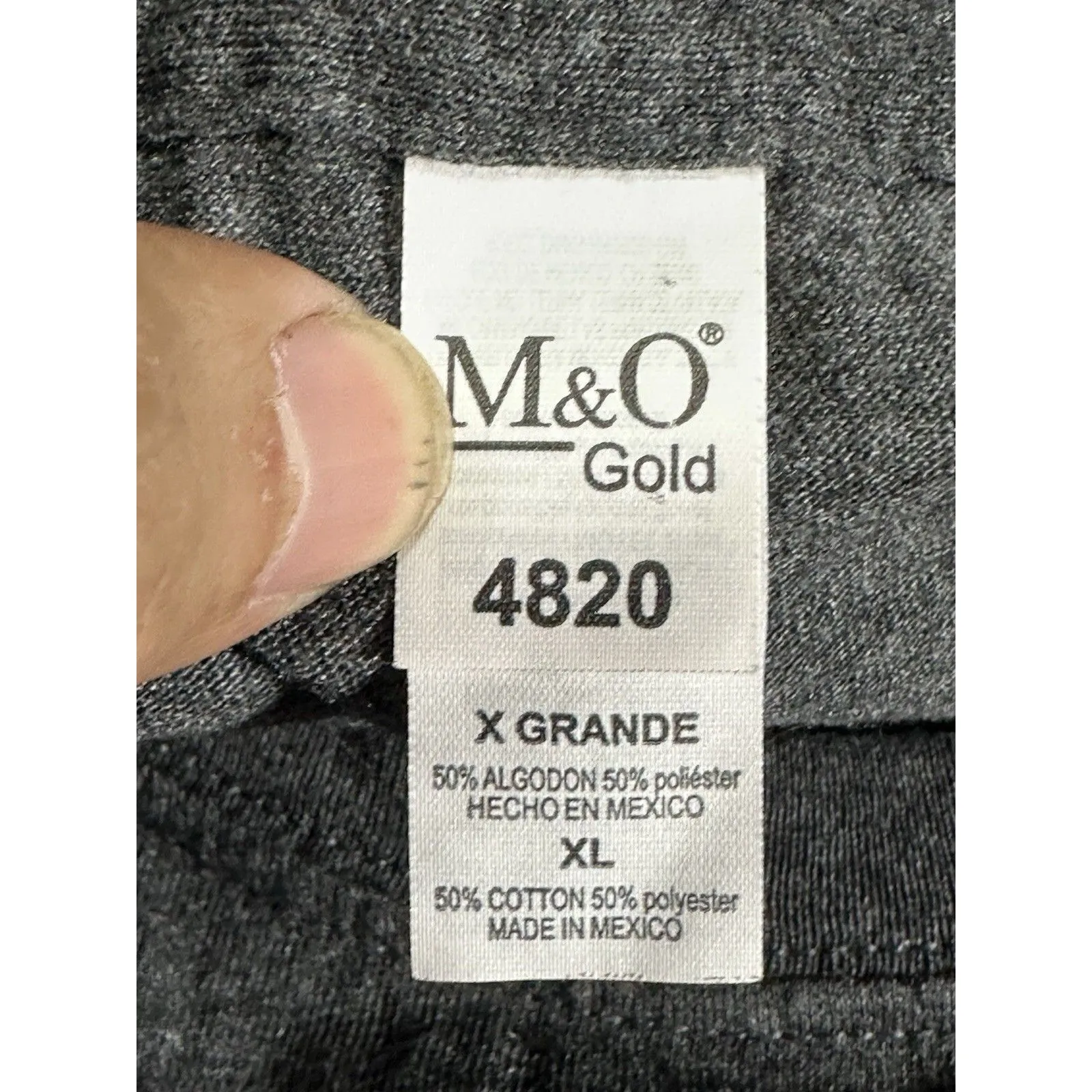 M&O Gold gray crewneck sweatshirt Ask Me About My Joy Graphic Size XL - Image 9