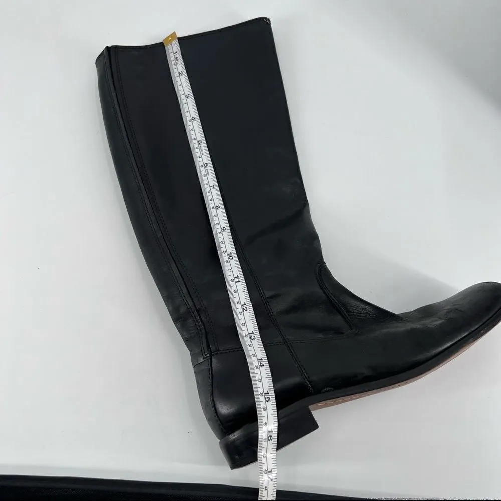 Kenneth‎ Cole Black Leather riding Boots Size 7.5 - Image 11