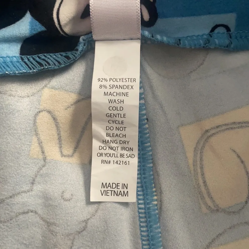 LuLaRoe Mickey Mouse Print Leggings One Size - Image 4