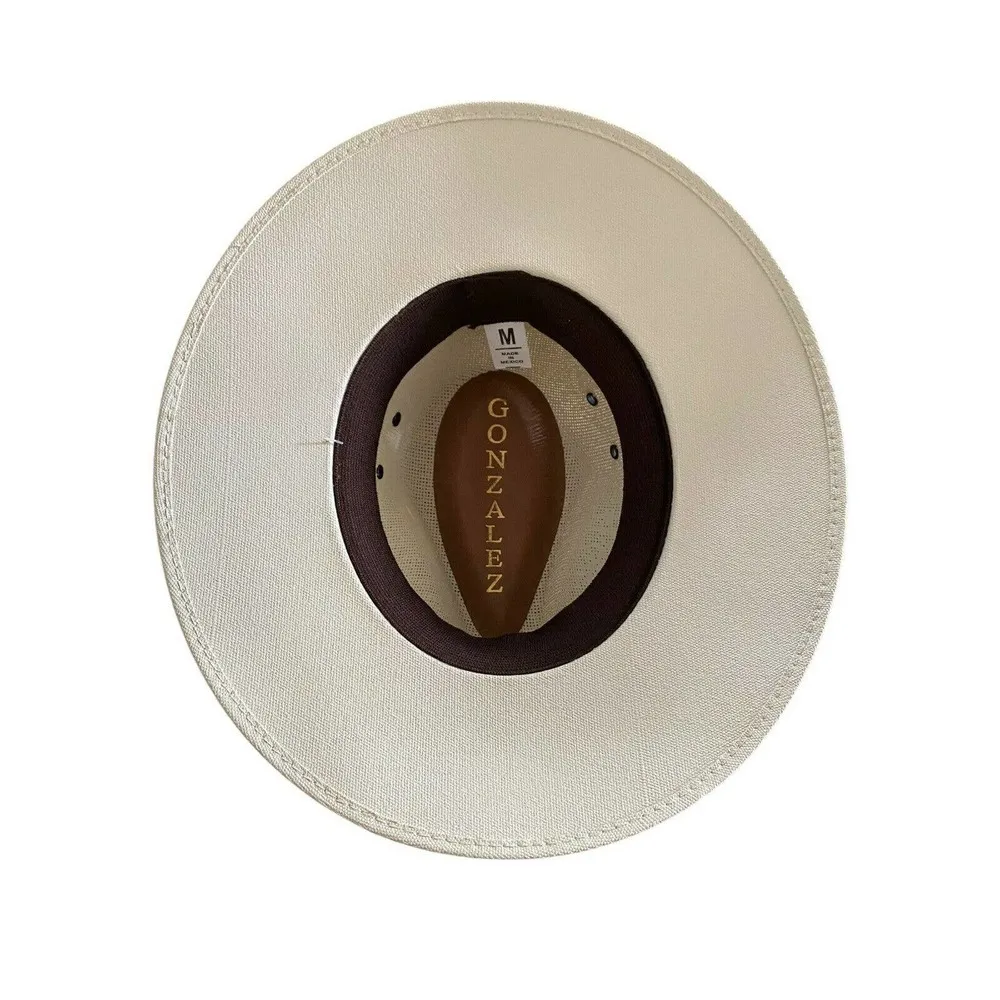 HAT MEXICAN Artisanal Hand Painted Fedora Floral Sombrero Panama Bohemian Medium - Image 5