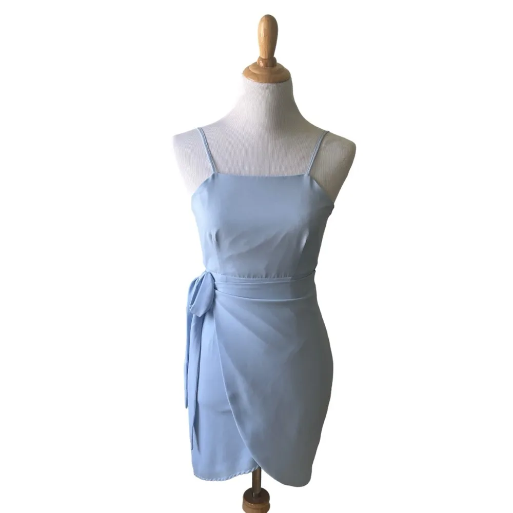 Superdown Morgan Layered Blue Mini Dress XS - Image 2