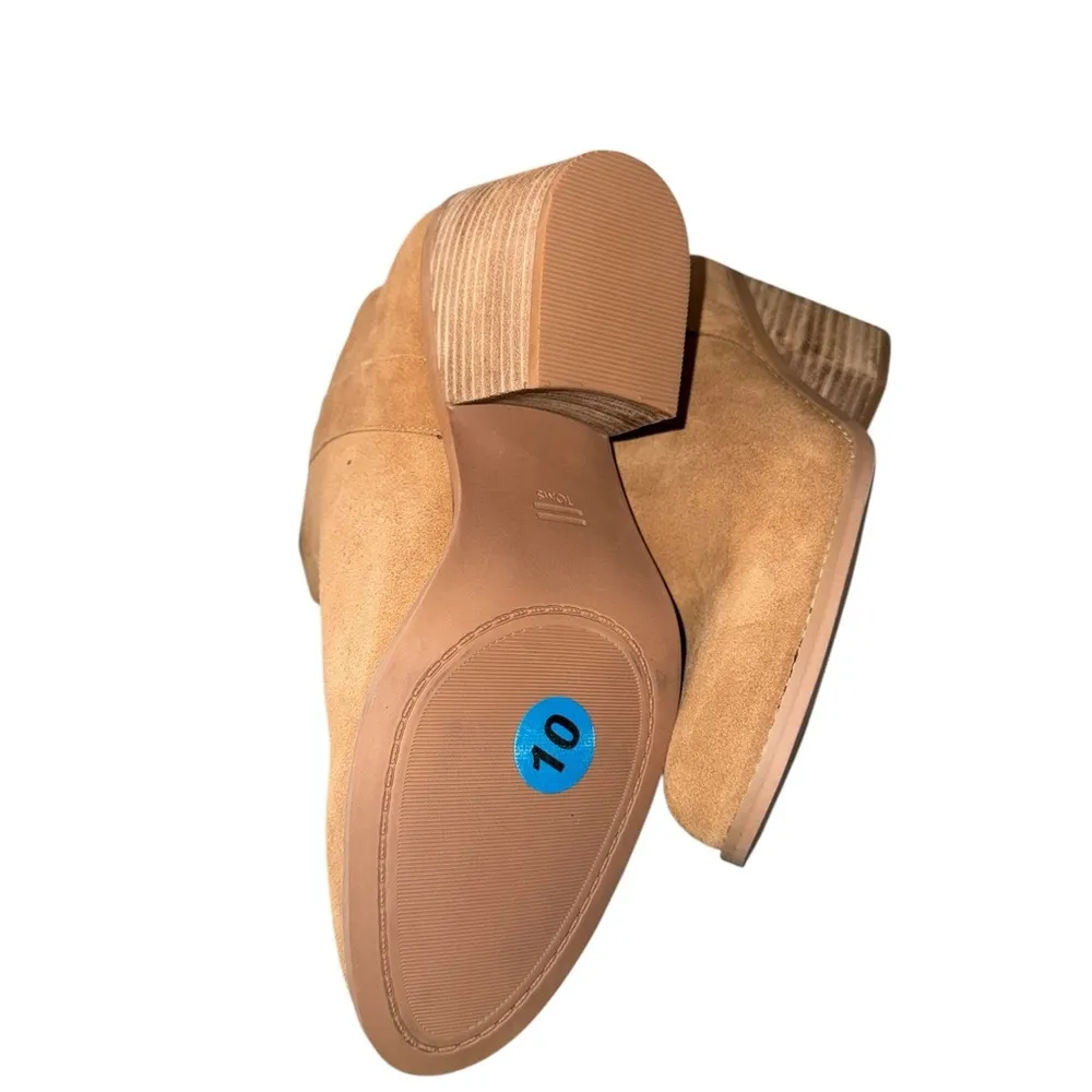 NWT TOMS Womens Constance Ankle Boot - Tan - Image 8