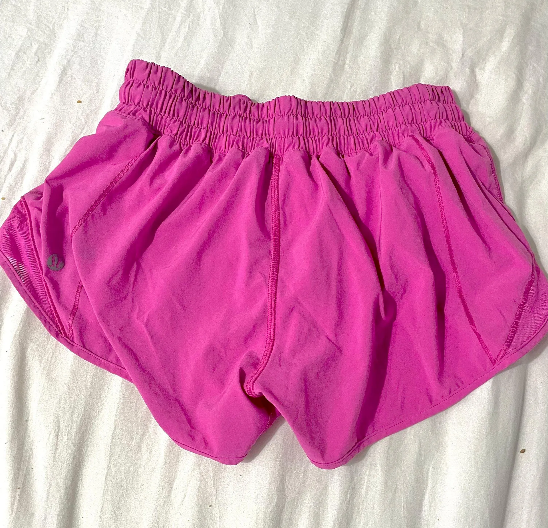 Lululemon Sonic Pink Hotty Hot Shorts - Image 3