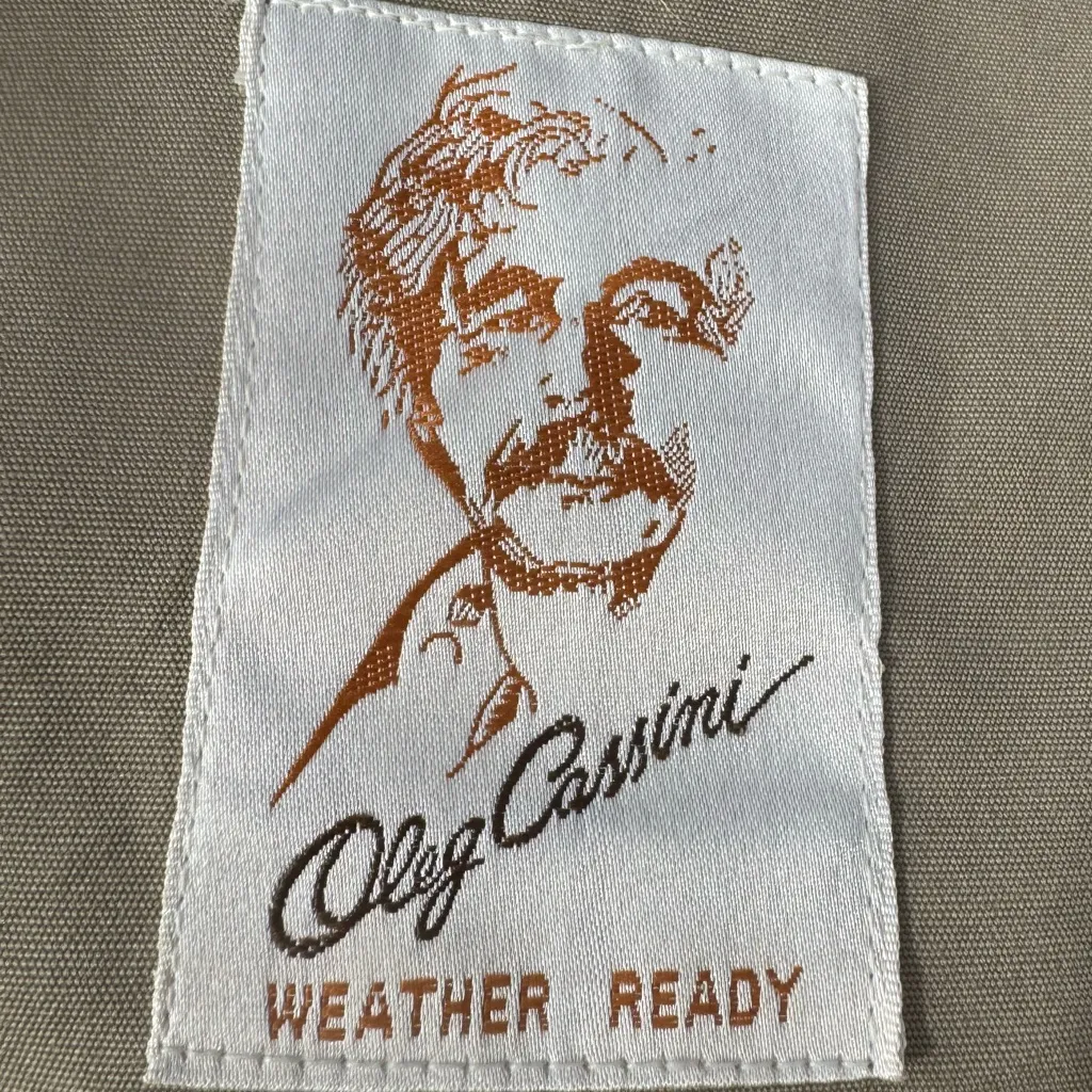 Oleg Cassini vintage heavy duty khaki peacoat / M (40 EU) / Excellent condition* - Image 11