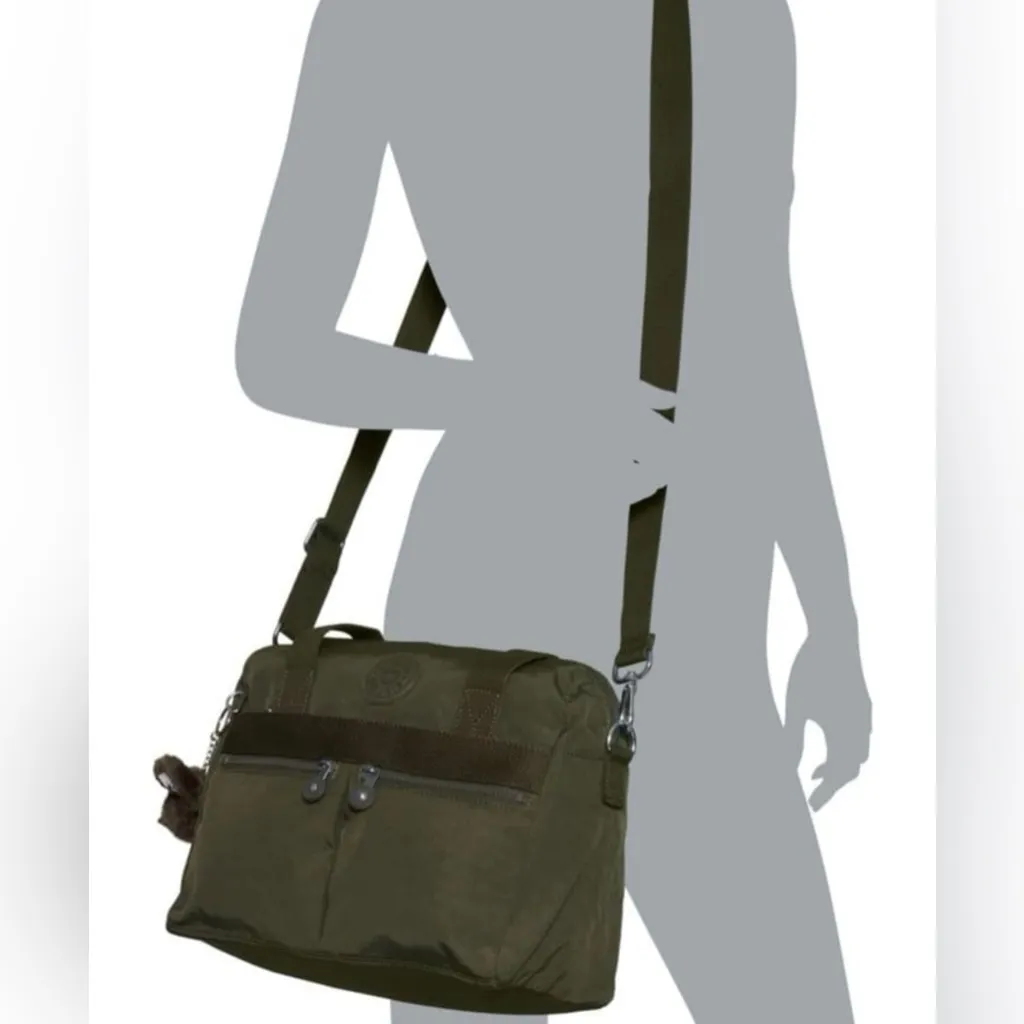 Kipling Klara Crossbody Functional Double Handle Pockets *** NO Monkey Keychain - Image 2