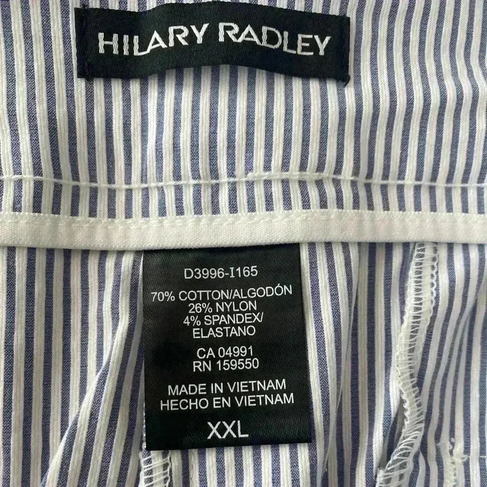 🆕Hilary Radley Seersucker Pull-On Ankle Pan XXL🆕 - Image 7
