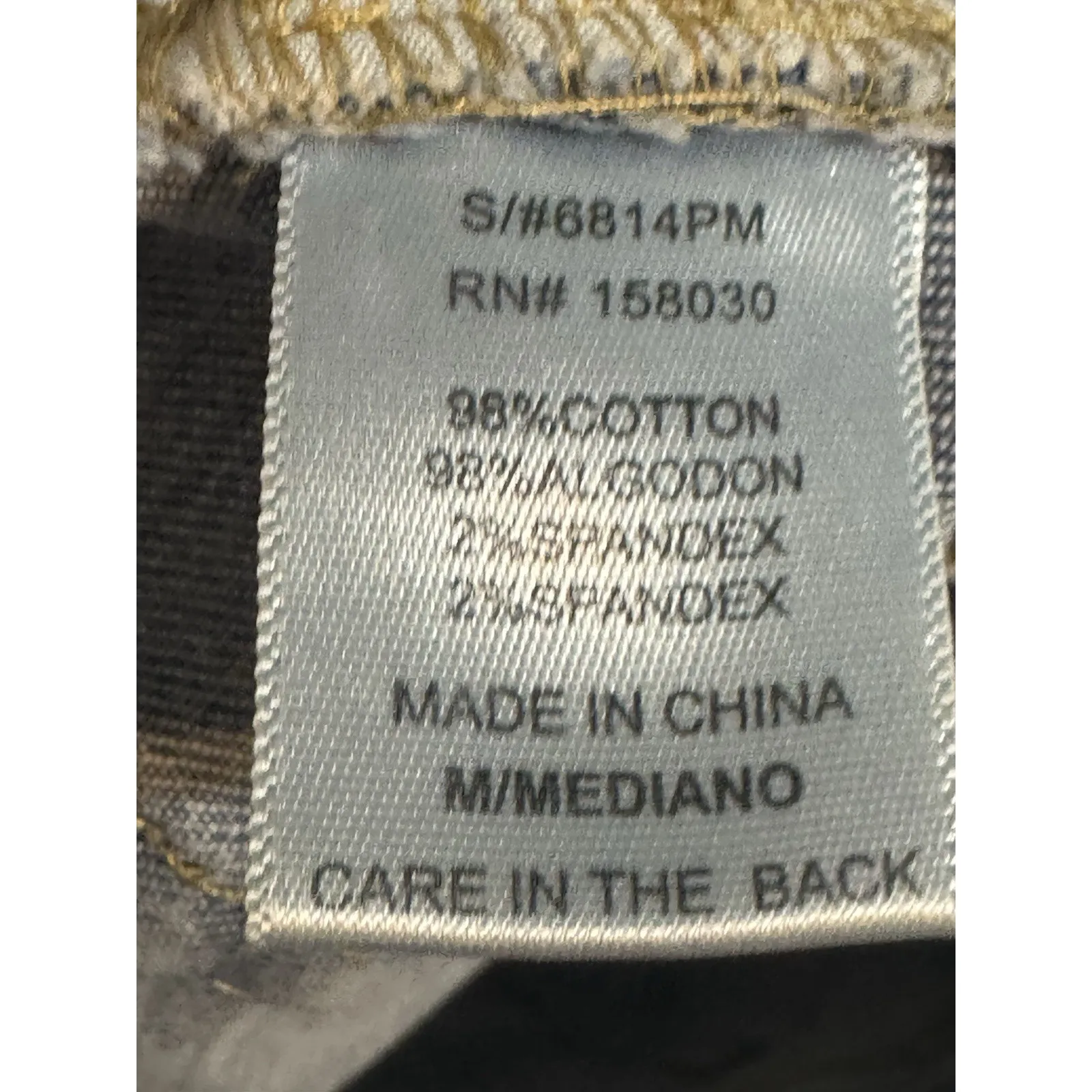 Love Tree Jean Cut Off Shorts, Light Wash, Distressed, Stretchy, Medium - Image 5