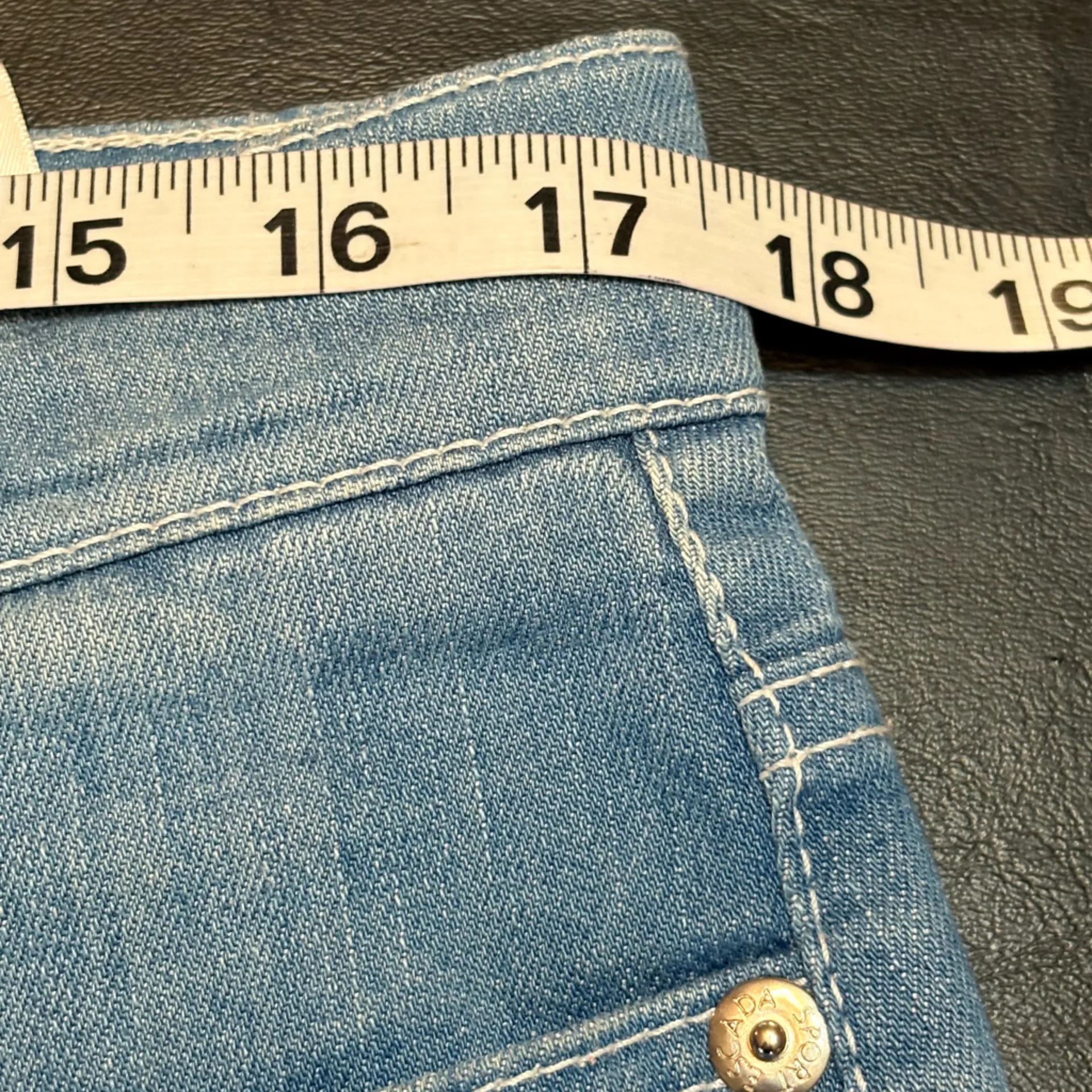 Escada “Kate” Women's Light Blue Boot Cut Jeans Size undefined - Image 10