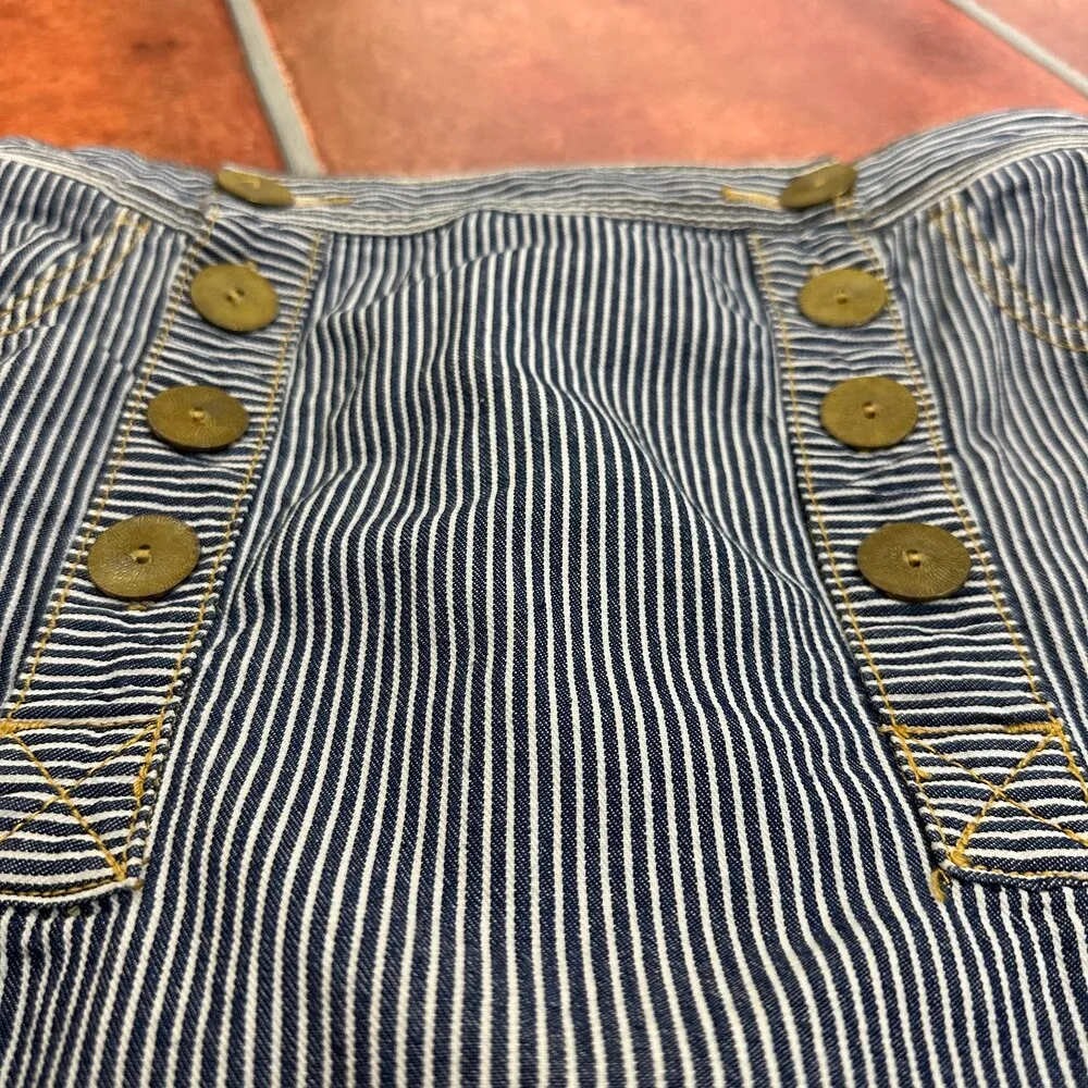 Pilcro Railroad Stripe Mini Skirt Size - Image 4