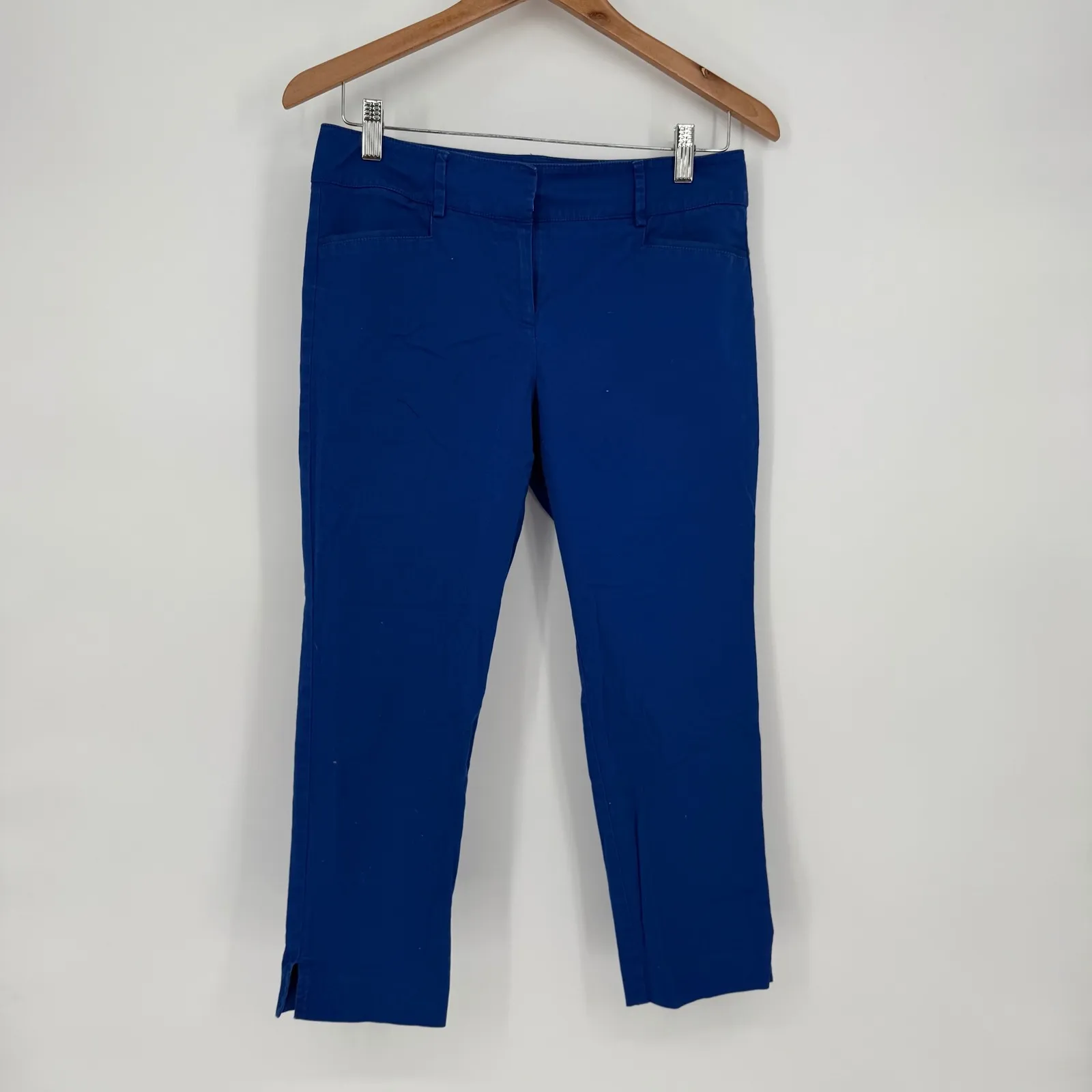 7th Avenue Design Studio New York & Company Royal Blue Capri Pants Size 2 - Image 2