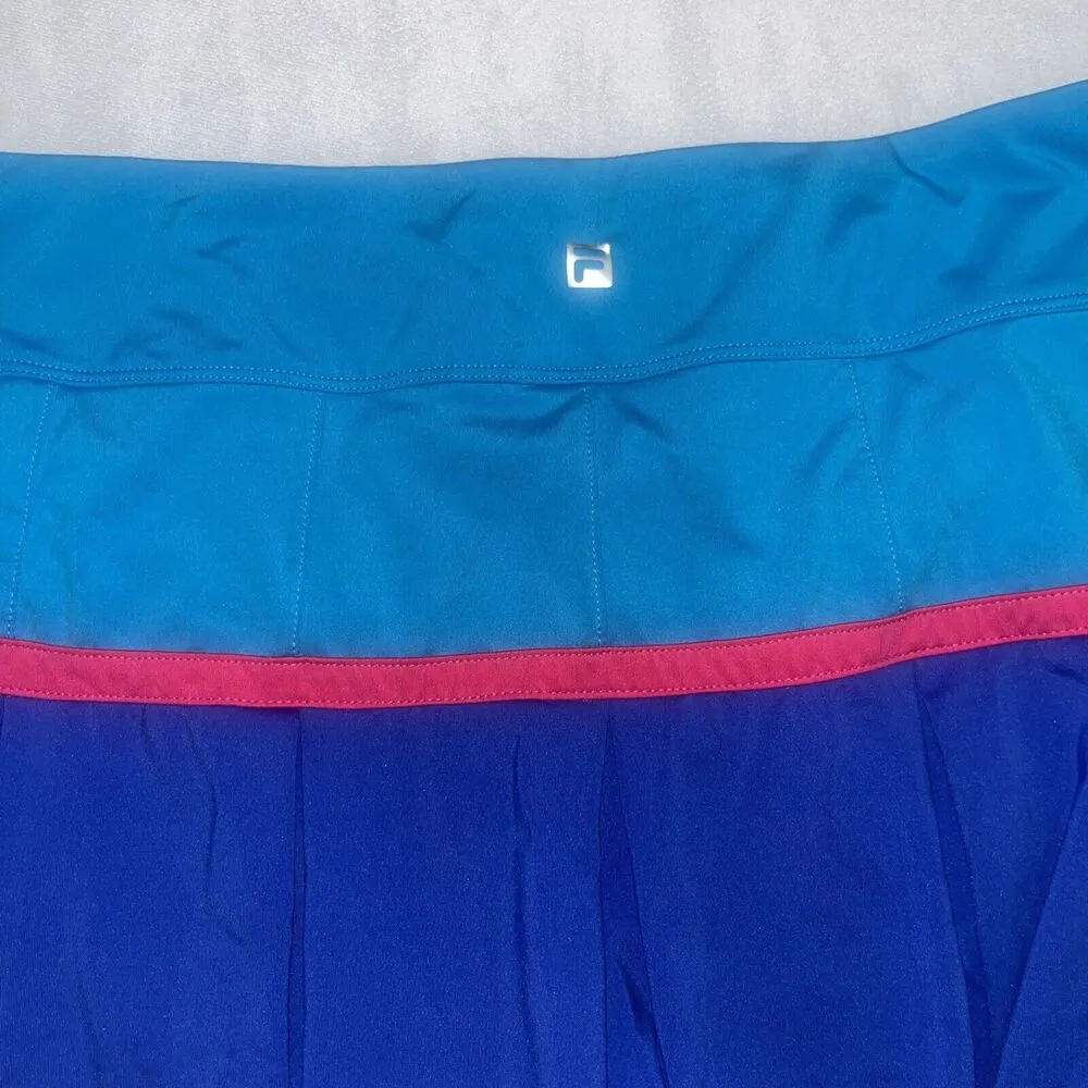 Fila Sweetspot Flirty Tennis Skort Size Large Pickleball Colorblock - Image 6