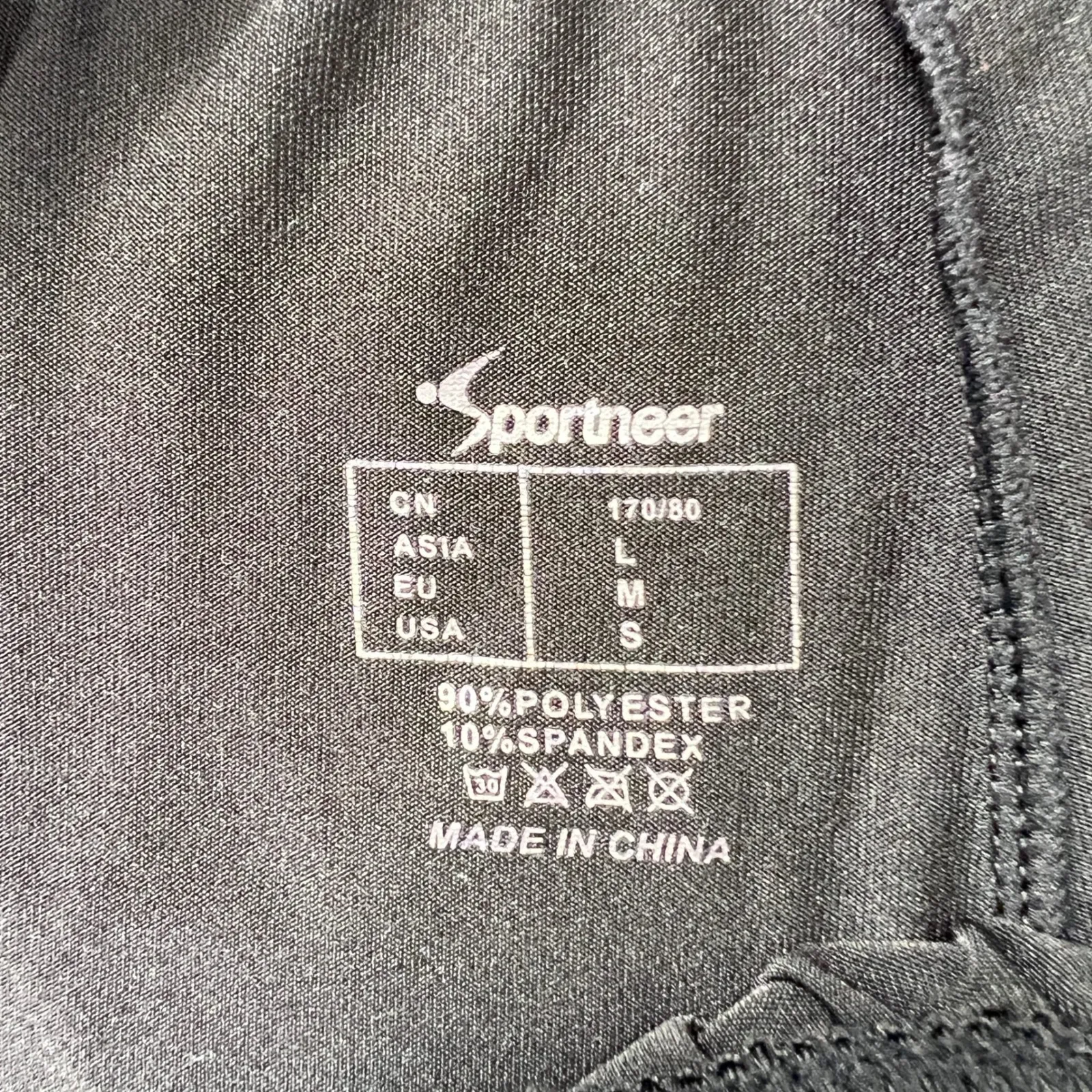 Sportneer Men's Padded Cycling Shorts Black Medium Biking Compression Liner - Image 4