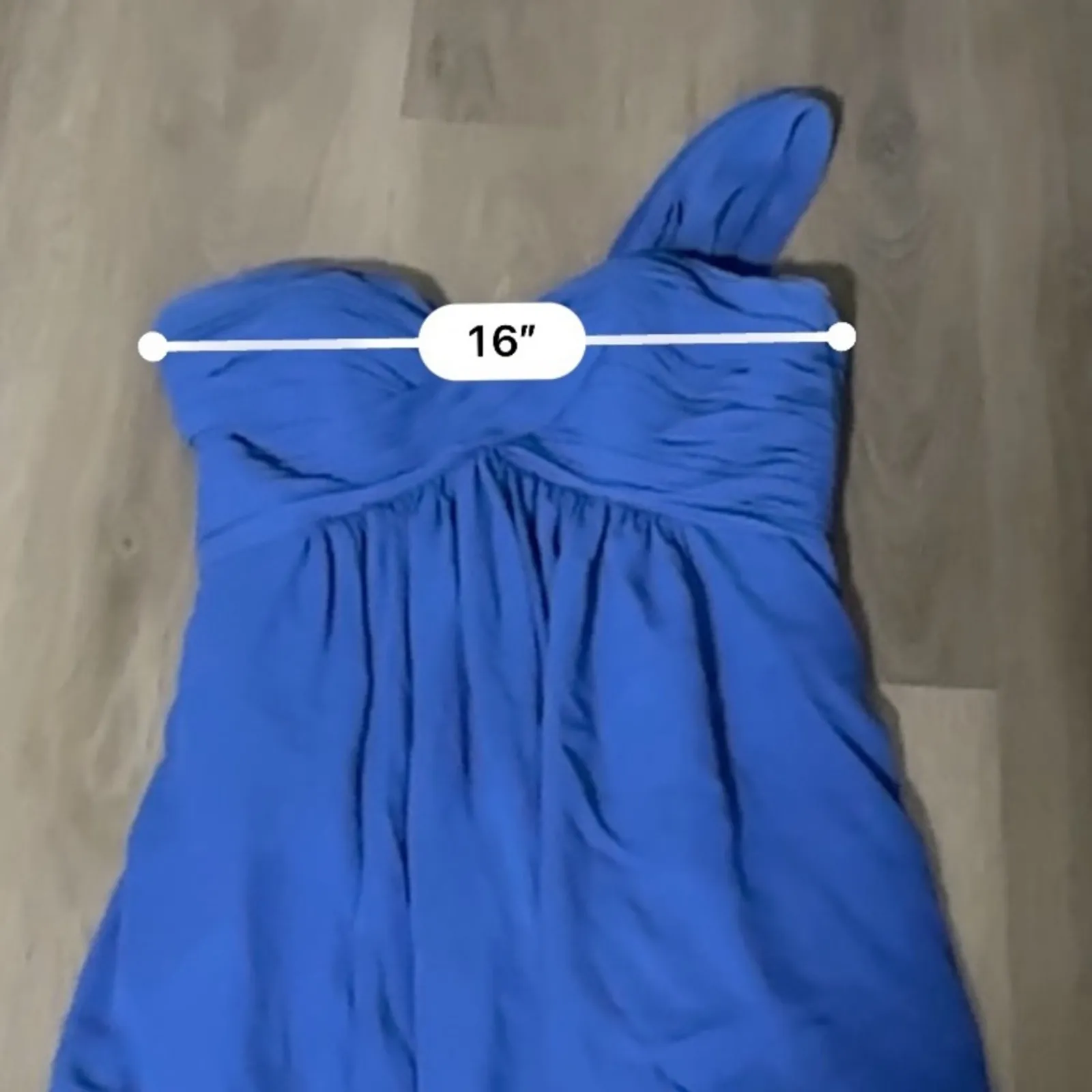 Bill Levkoff One Shoulder Formal Layered Fitted Cocktail Maxi Dress Size 10 - Image 13