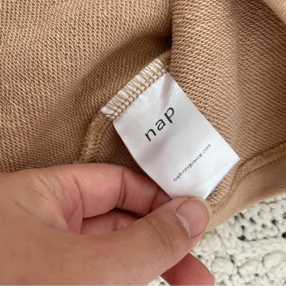 Nap Loungewear Crewneck Cropped Long Sleeve Pullover Sweater Mauve (Medium) Pink - Image 6