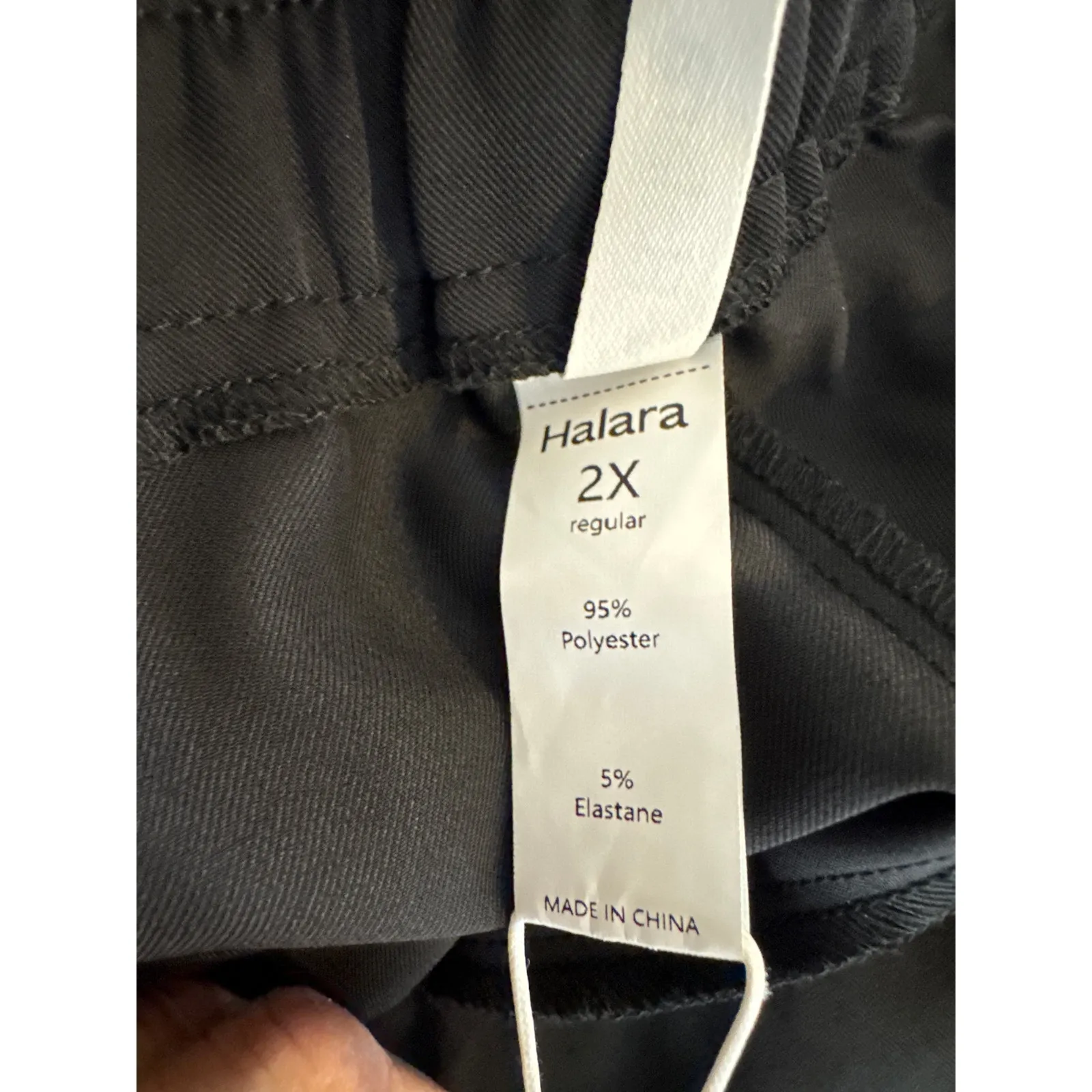 Brand New Halara Women's Size 2X Navy Blue Wide Leg Flare High Waisted Pants - Image 6