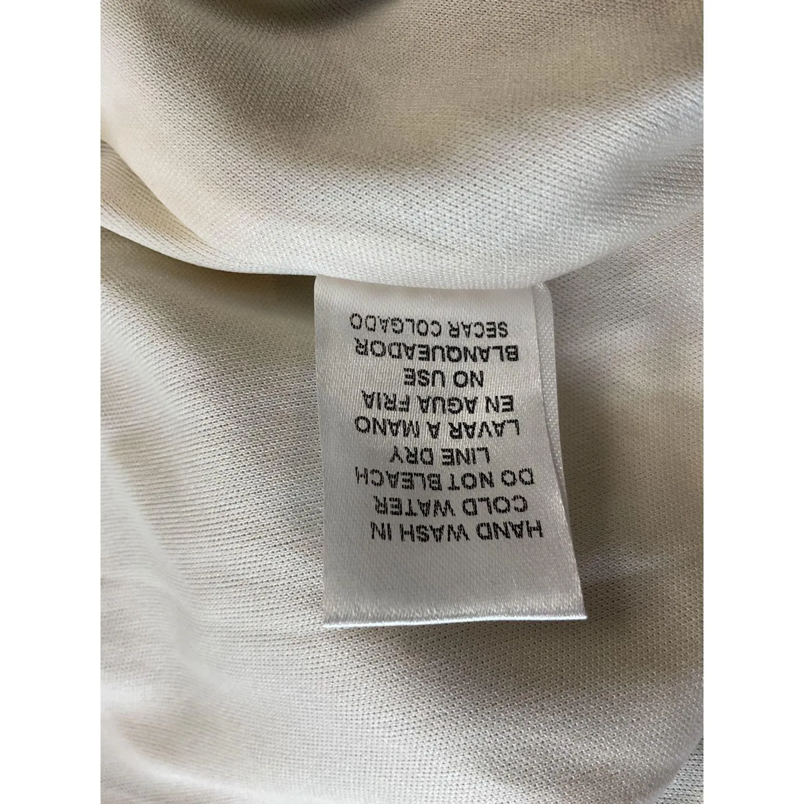 Abstract Print Long Sleeve Dress, V-Neck Smocked Waist Fit and Flare - Image 11