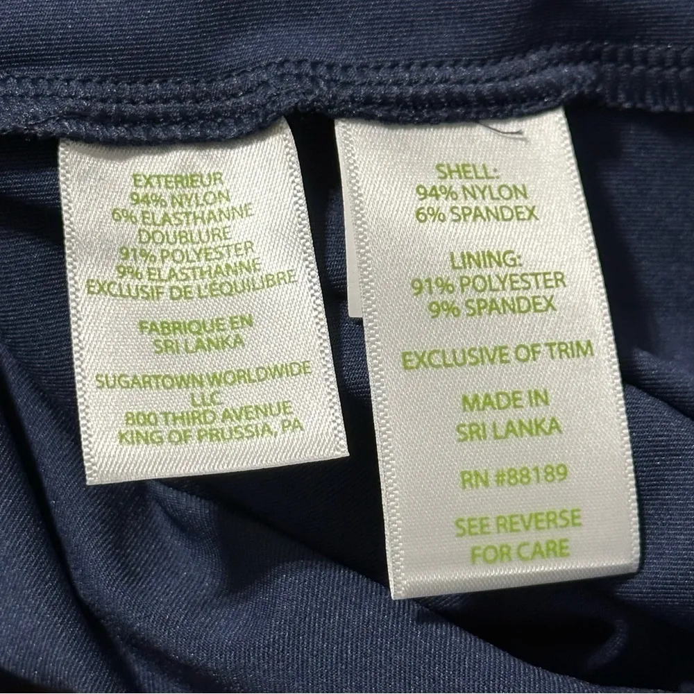 Lilly Pulitzer Women’s Size XS True Navy La Fortuna Off the Shoulder Blouse Top - Image 6