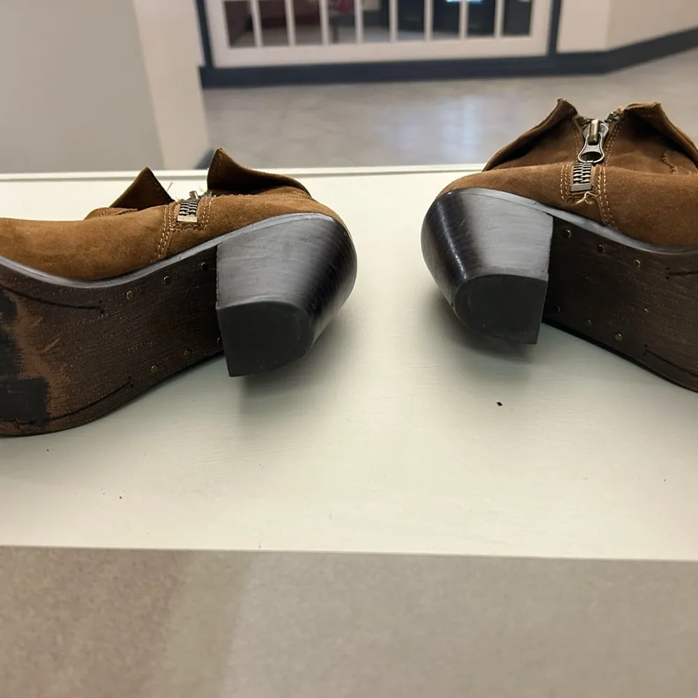 SAM Edelman NICE Suede Fringe Ankle Boots—8 1/2- great shape - Image 8