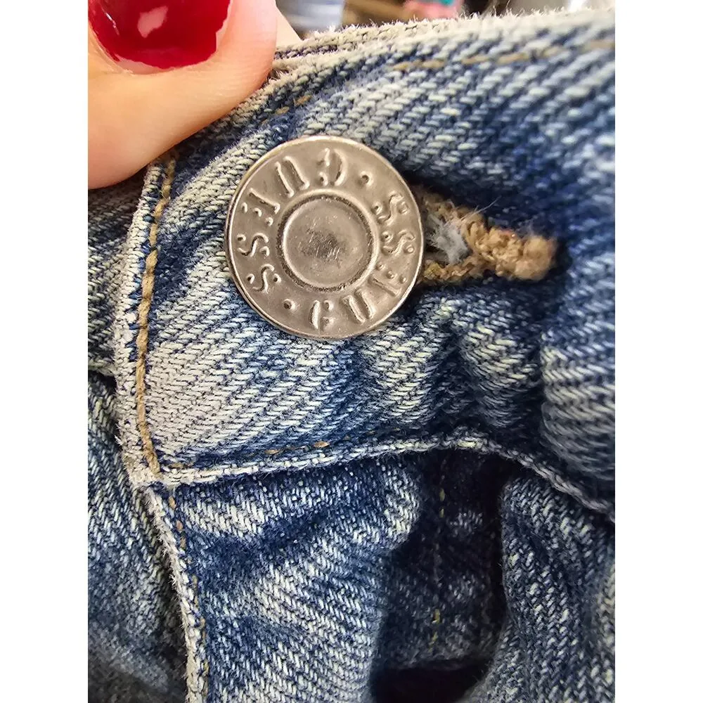 Vintage Guess Womens Jeans BB01LG Straight Tapered Waist 30 - Image 7