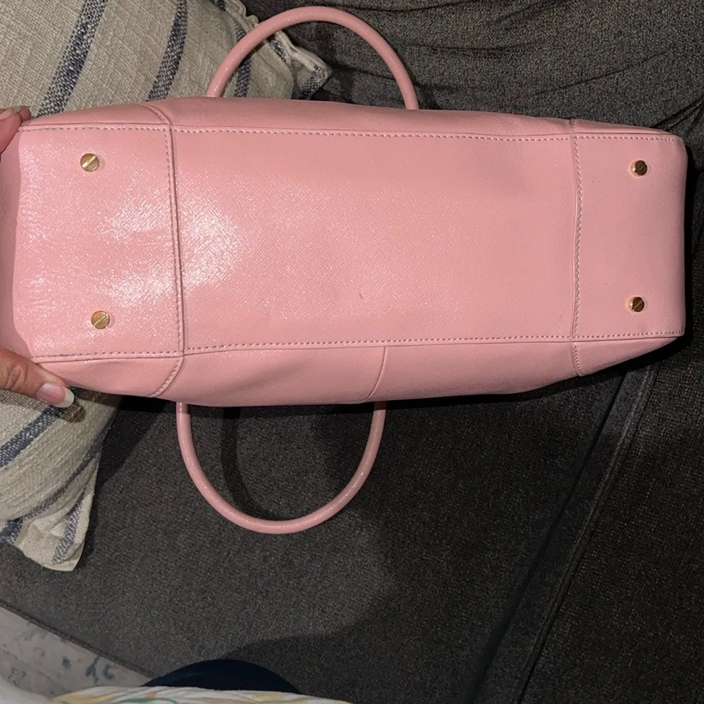 Tory Burch Pink Tote Bag with Signature Logo satchel Barbie, staple piece - Image 7
