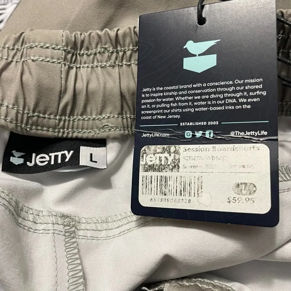 NEW Jetty Size Large Sessions Board Shorts Athletic Beach - Image 4