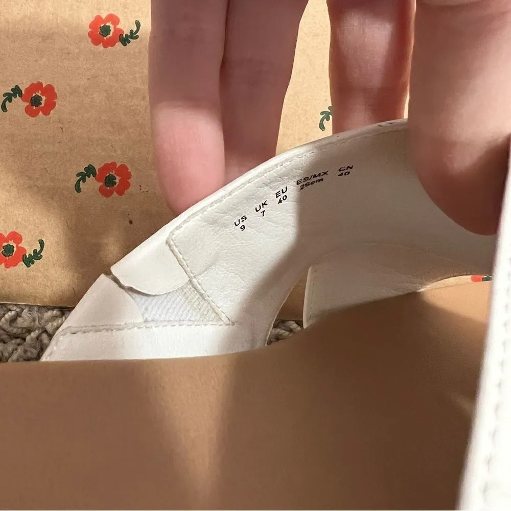 ✨ Amazon Essentials Women’s White Slides Sandals 9 White - Image 7