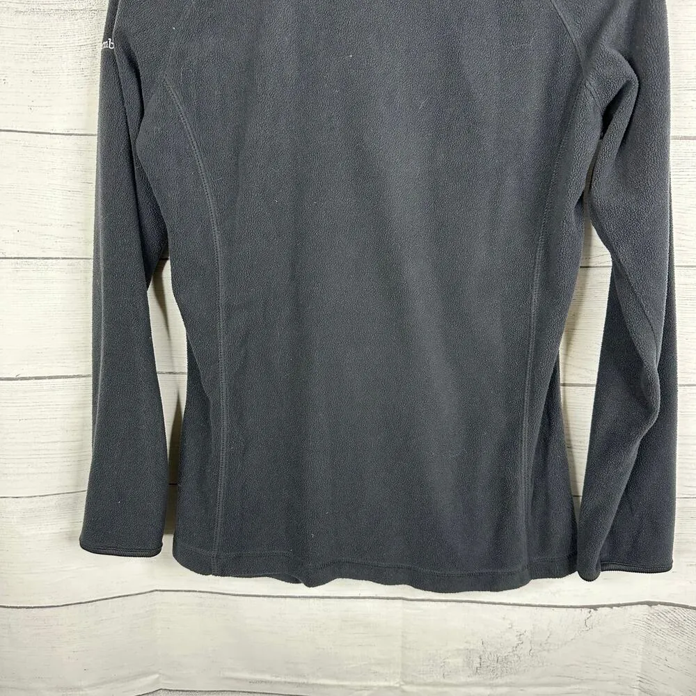 Columbia Womens size Small Arctic Air Fleece 1/2 Zip Jacket Black 1564881 - Image 7