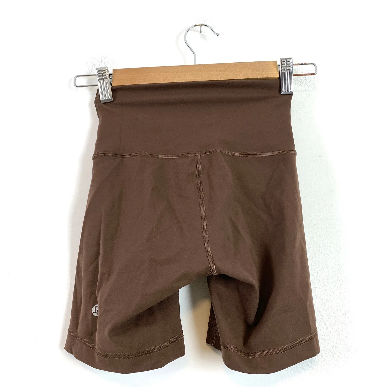 Lululemon Wunder Train High-Rise Biker Short 6" Java Brown Size 2 - Image 6