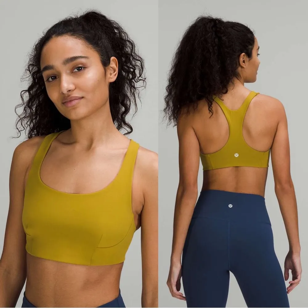 Lululemon • Wunder Train Bra Medium Support C/D Cup Auric Gold chartreuse green - Image 3