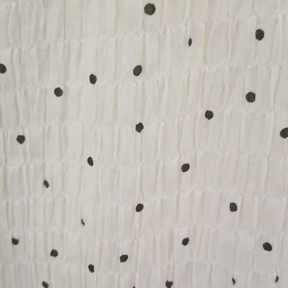 💕CURRENT AIR💕 V-Neck Long Sleeve Polka Dot Crinkle Blouse ~ Cream Medium NWOT - Image 10