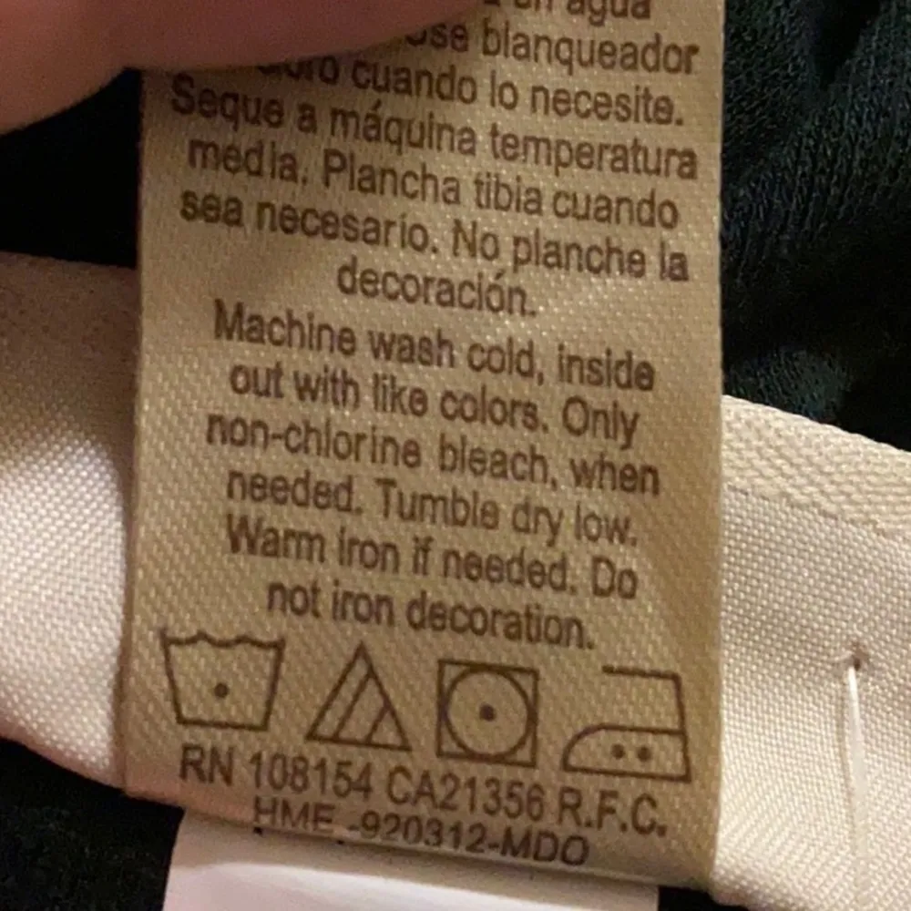 MCcc small Ho Ho Ho embellished Christmas LS tee Black - Image 3