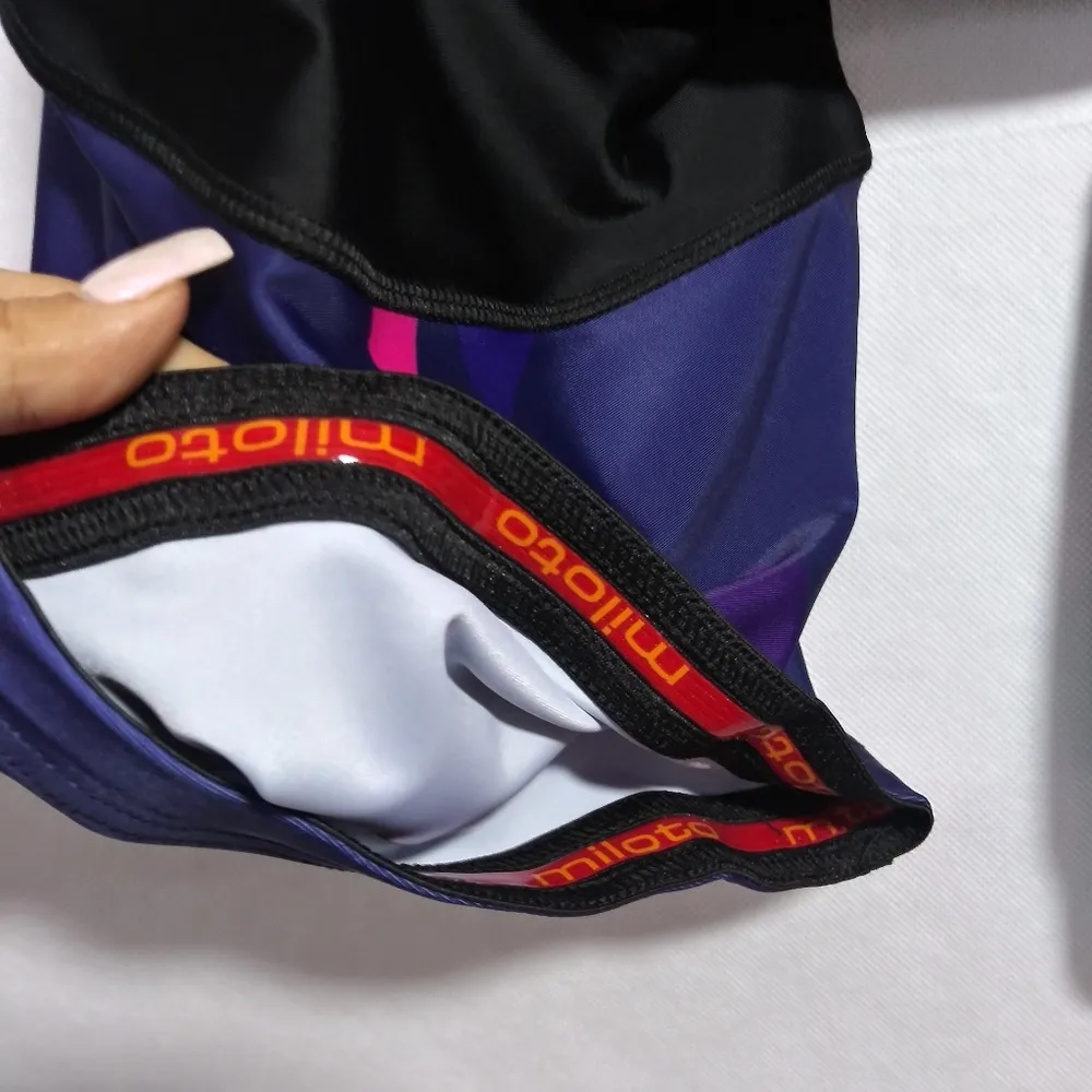 Miloto Womens Padded Cycling Compression Bike Shorts Size 3XL Black - Image 7