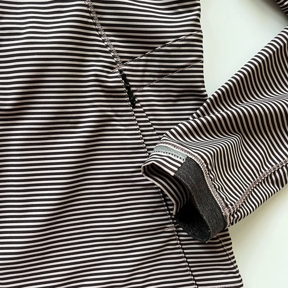 lululemon athletica Go The Distance JacketMini Pop Stripe Printed Mink Berry Blk - Image 7