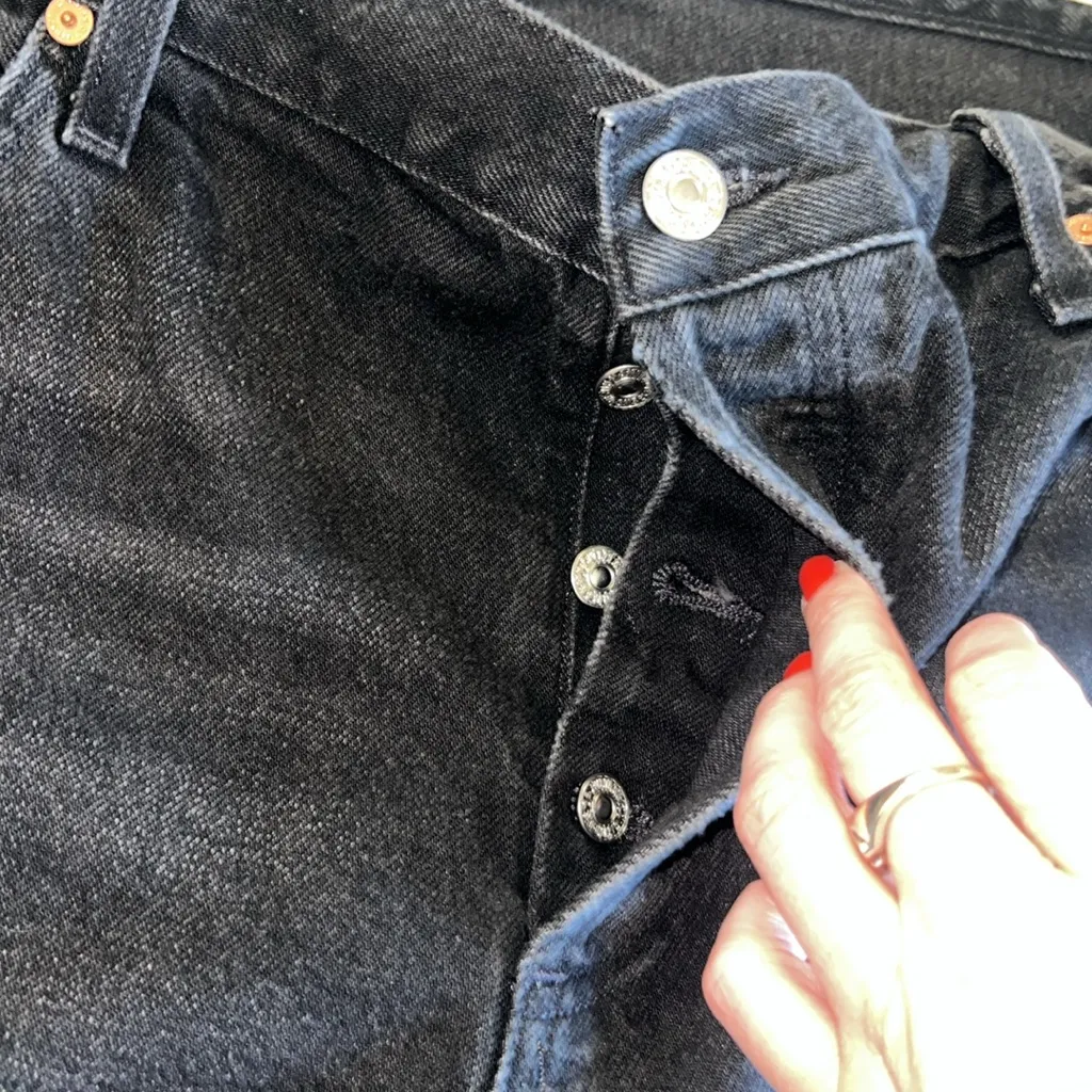 Citizens of Humanity‎ Neve Low Slung Relaxed Jeans Obsidian Black Size 33 NWT - Image 10