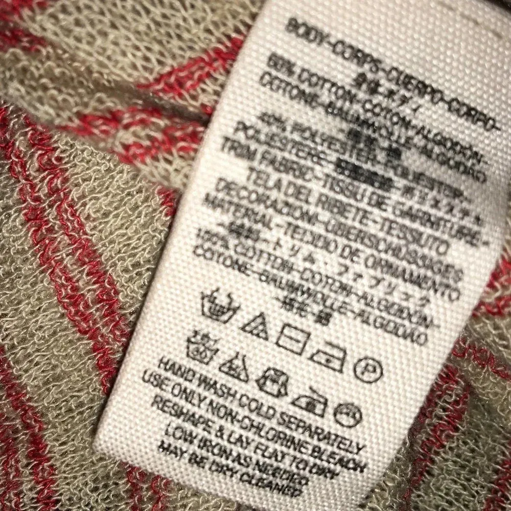 Free People Women's Frida Beige Striped Surplice Tank Top Small NWT - Image 7