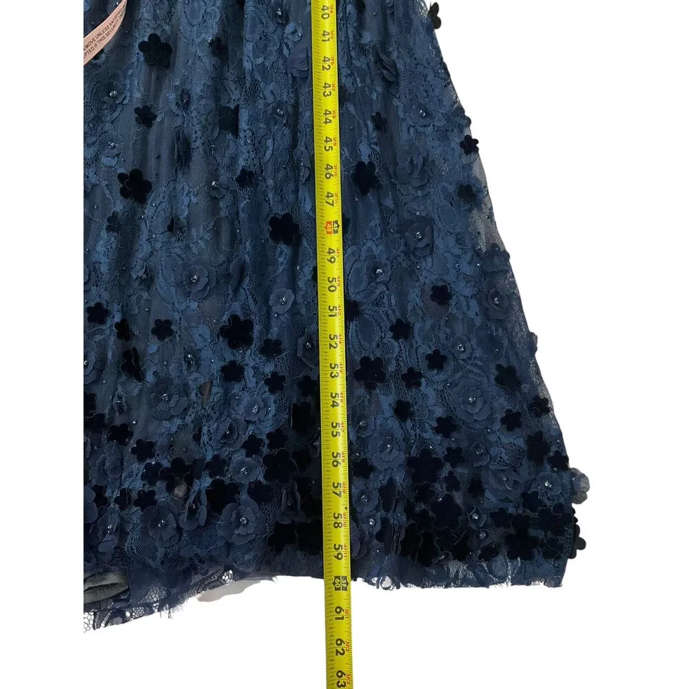 Mac Duggal Blue Embellished MSRP $698 Formal Gown Women Size 10 NWT | 30-12 - Image 8