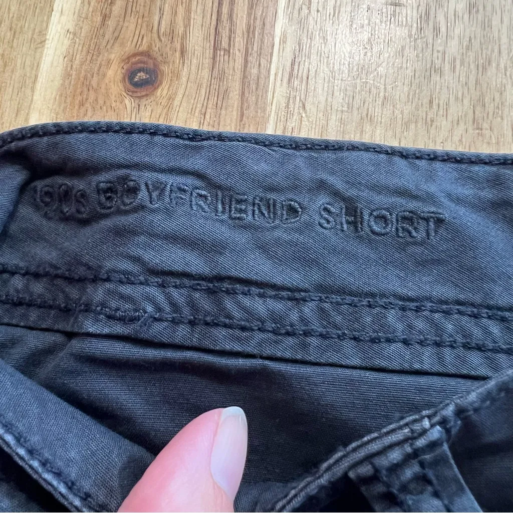 American Eagle Black Cargo Boyfriend Shorts Women’s Size 14 NWT - Image 7